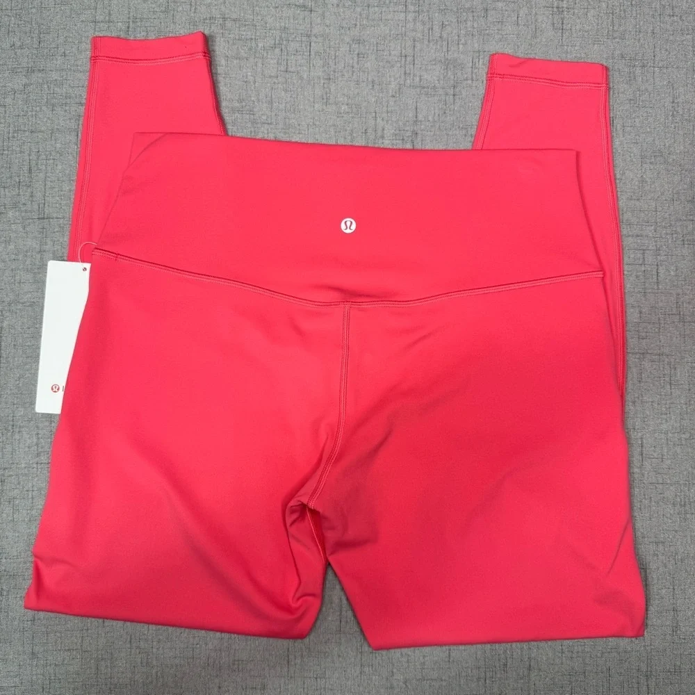 Lululemon Align High Rise Pant Leggings 28” Glazed Pink Size 14 NWT